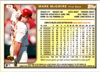 1999 Topps Mark McGwire #70