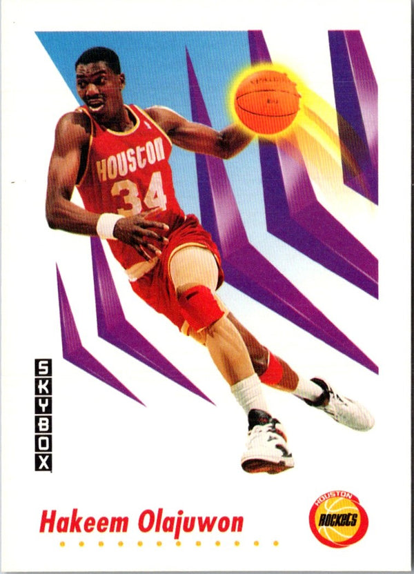 1991 SkyBox Hakeem Olajuwon #105