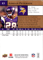 2009 Upper Deck First Edition Adrian Peterson #83