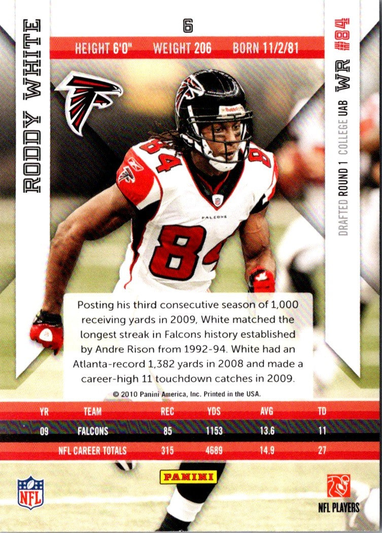 2010 Panini Absolute Memorabilia Roddy White