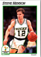 1991 Hoops Steve Henson #392 Rookie