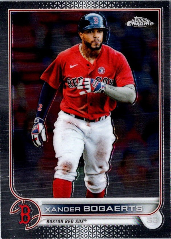 2022 Topps Chrome Xander Bogaerts #55