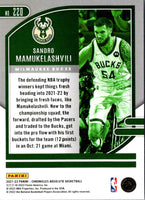 2021 Panini Chronicles Green Sandro Mamukelashvili #220