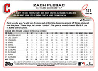 2022 Topps Zach Plesac #377