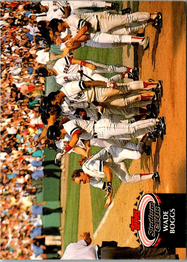 1992 Stadium Club Wade Boggs #520