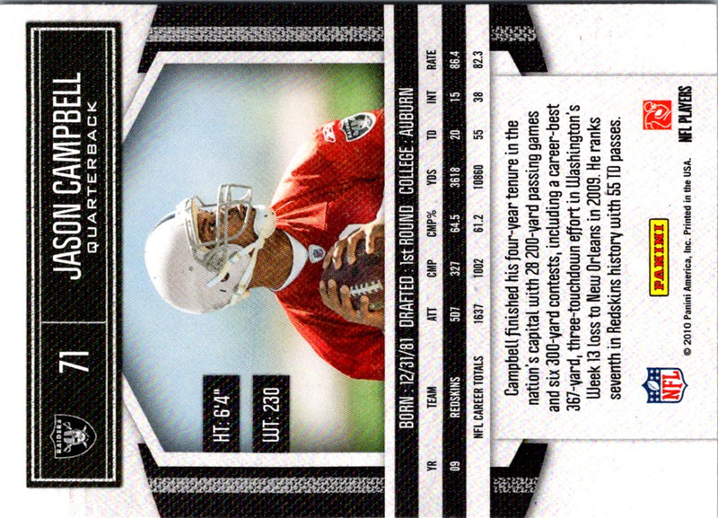 2010 Panini Absolute Memorabilia Jason Campbell