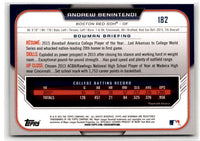 2015 Bowman Draft Picks & Prospects Andrew Benintendi #182