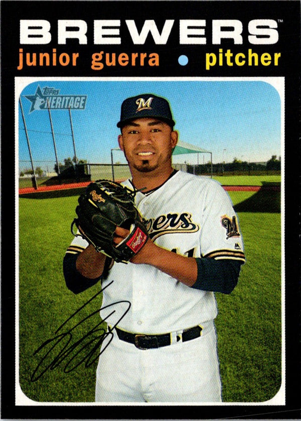 2020 Topps Heritage Junior Guerra #368