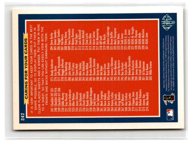 1997 Collector's Choice Ken Griffey Jr.