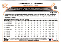 2022 Topps Chrome Yordan Alvarez #180