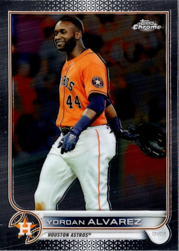 2022 Topps Chrome Yordan Alvarez #180