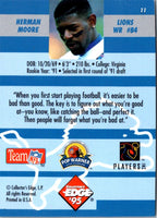 1995 Collector's Edge Instant Replay Herman Moore #11