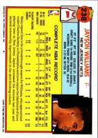 1992 Topps Jayson Williams #238