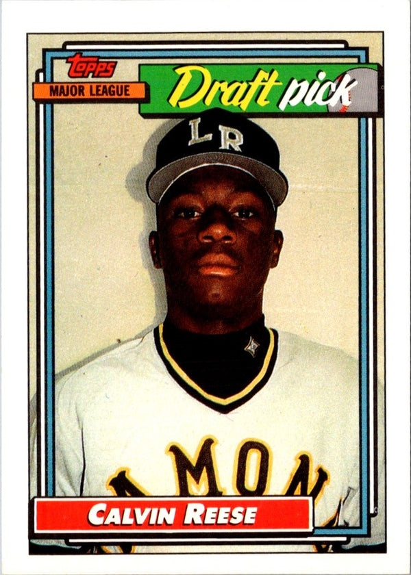 1992 Topps Gold Winners Calvin Reese #714