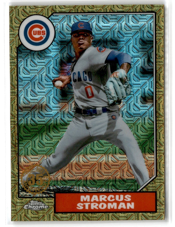 2022 Topps 1987 Baseball Chrome Marcus Stroman #T87C2-6