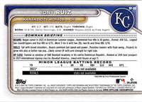 2024 Bowman Prospects Tony Ruiz #BP-80