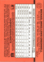 1989 Boston Red Sox Team Set (unlicensed) Mike Greenwell #18