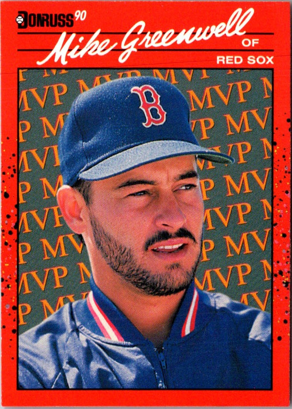 1989 Boston Red Sox Team Set (unlicensed) Mike Greenwell #18