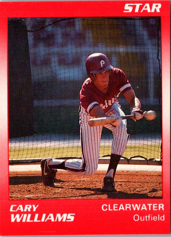 1990 Star Clearwater Phillies Cary Williams #24