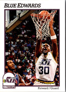 1991 Hoops Blue Edwards