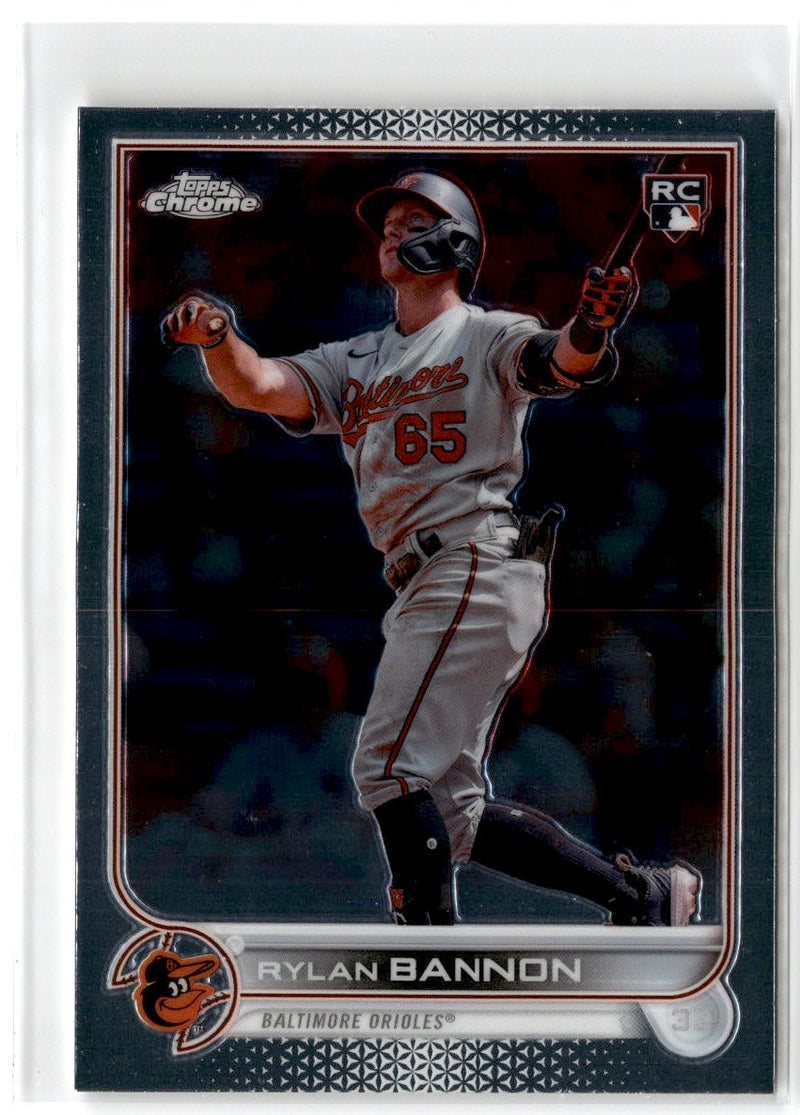 2022 Topps Chrome Update Rylan Bannon