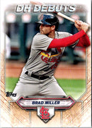 2021 Topps DH Debuts Brad Miller