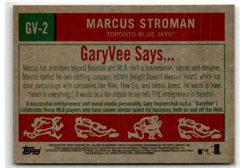 2019 Topps Gary Vee's Top Entrepreneurs in Baseball Marcus Stroman