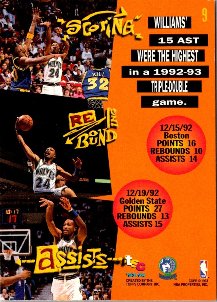 1993 Stadium Club First Day Issue Micheal Williams