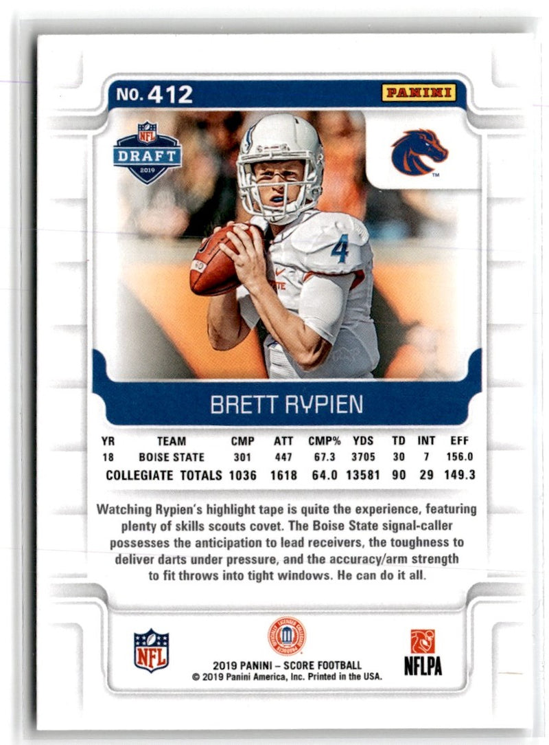 2019 Score Purple Brett Rypien