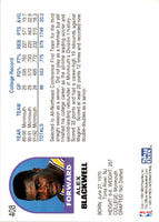 1992 Hoops Alex Blackwell #408 Rookie