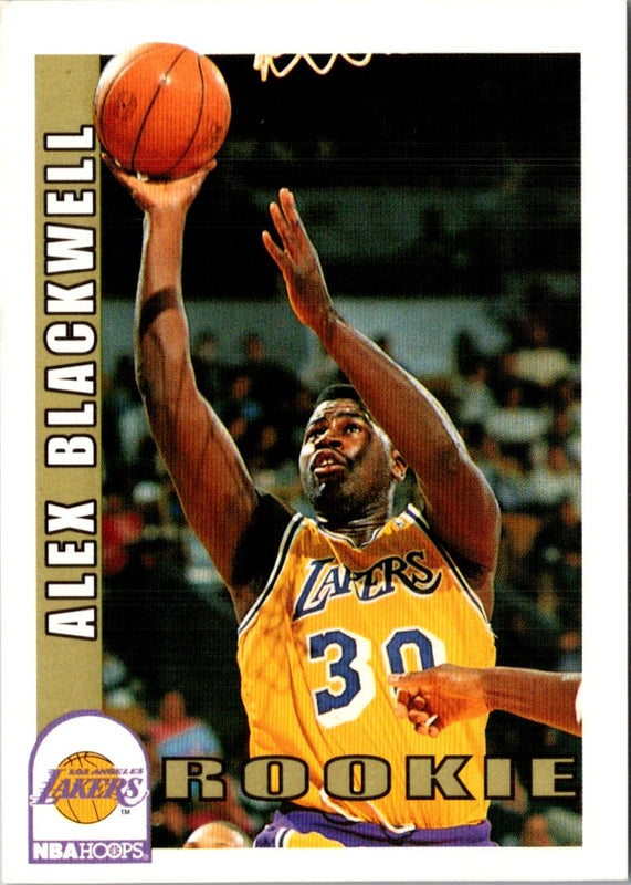 1992 Hoops Alex Blackwell #408 Rookie