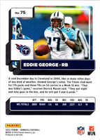 2022 Donruss Blue Press Proof Eddie George #75