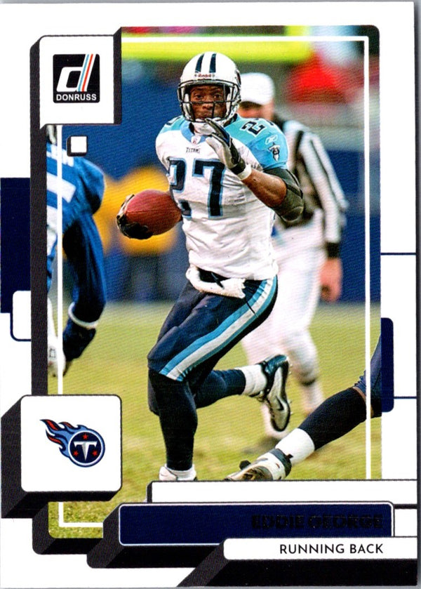 2022 Donruss Blue Press Proof Eddie George #75