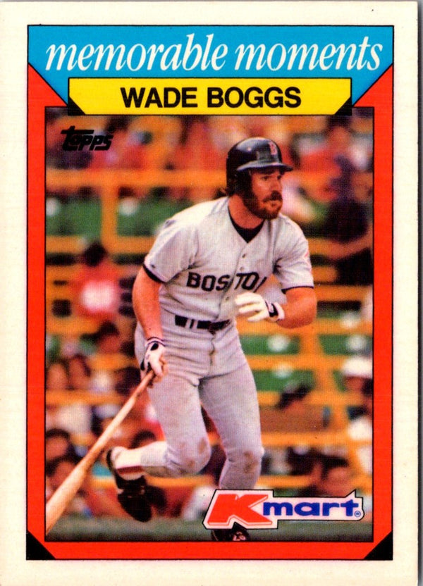 1988 Topps Kmart Memorable Moments Wade Boggs #2