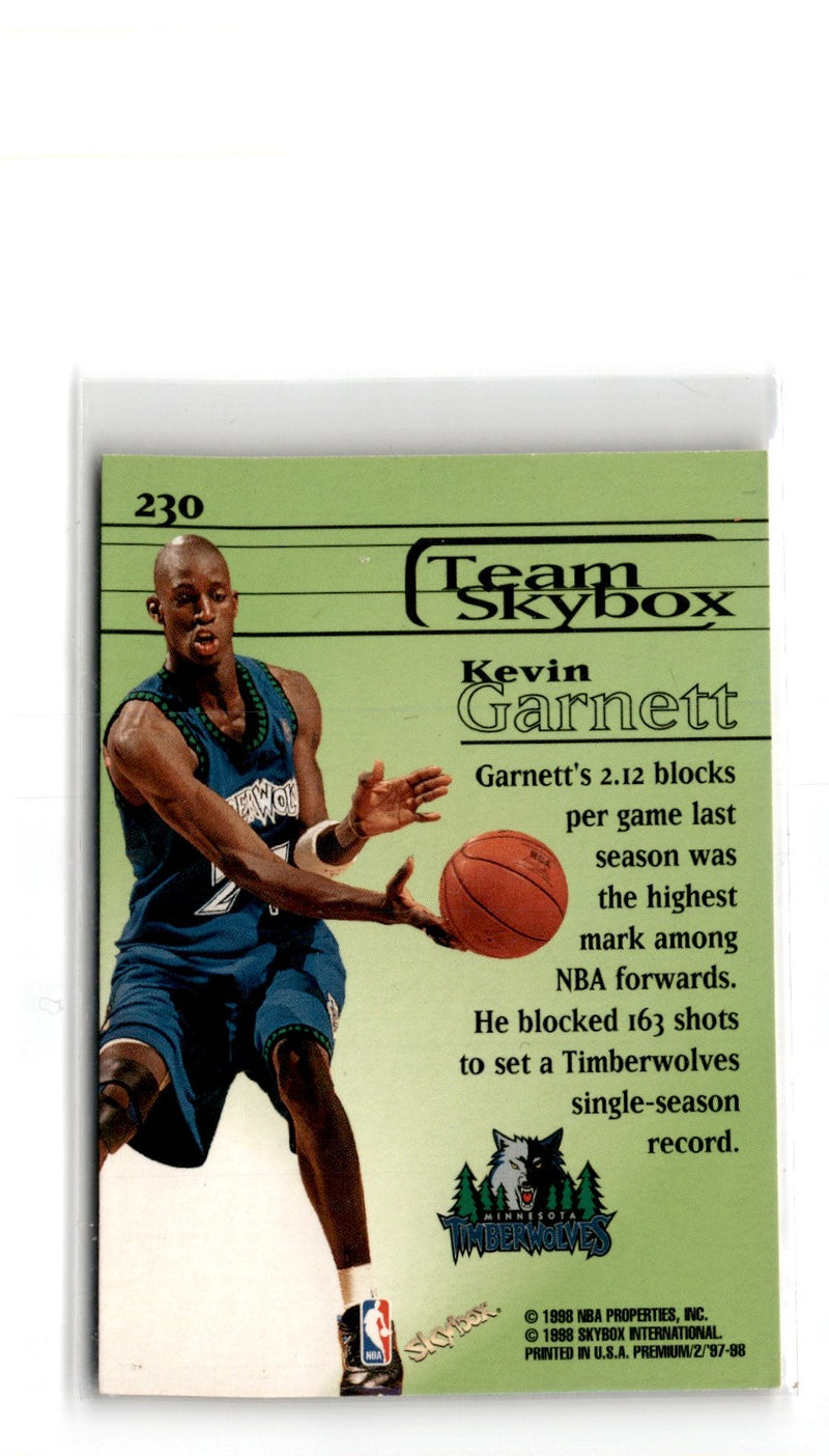 1997 SkyBox Premium Kevin Garnett