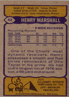 1979 Topps Henry Marshall #42 Rookie