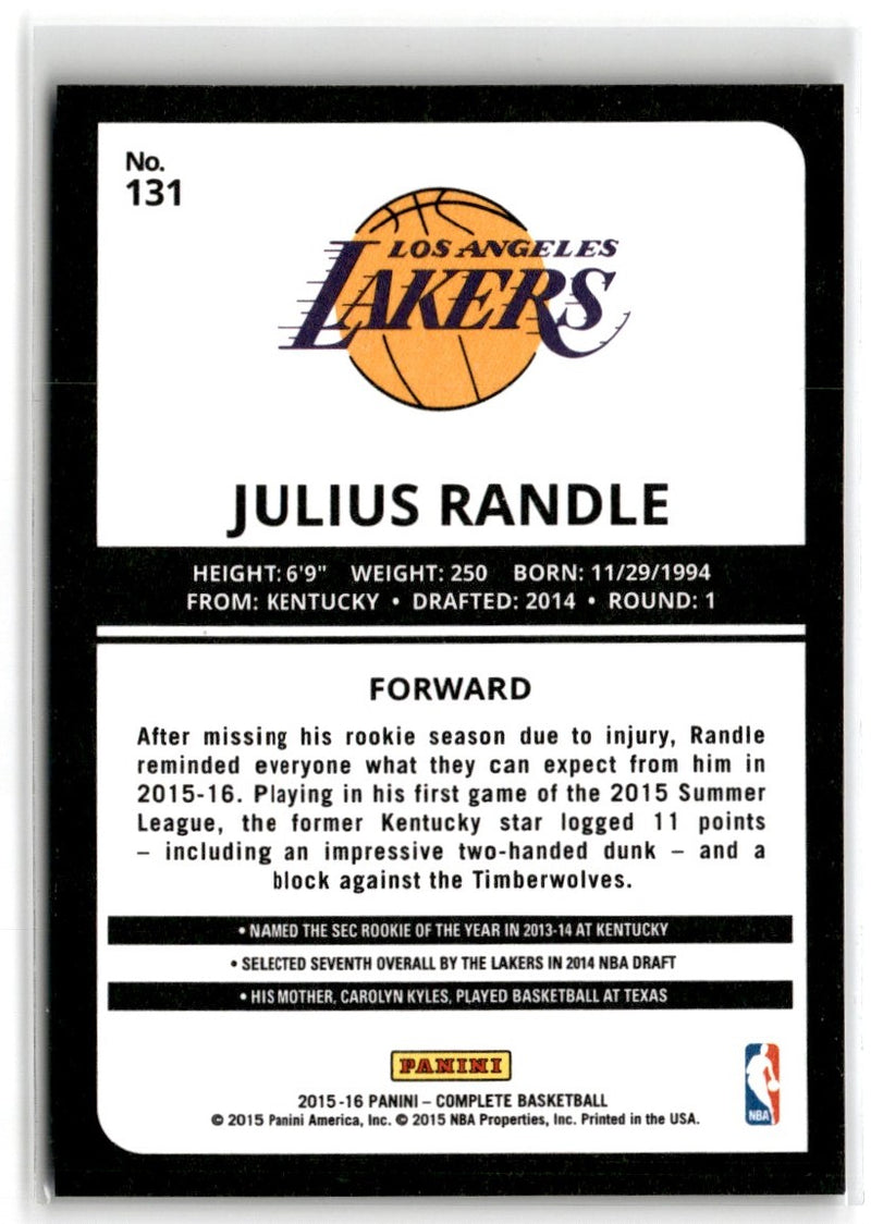 2015 Panini Complete Julius Randle