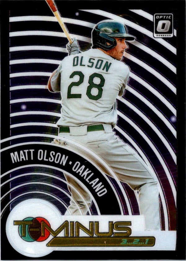 2021 Donruss Optic T-Minus 3...2...1 Matt Olson #TM11