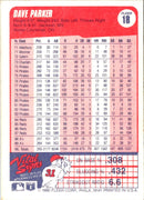 1990 Fleer Canadian Dave Parker