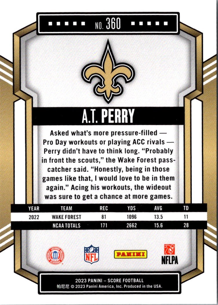 2023 Score A.T. Perry