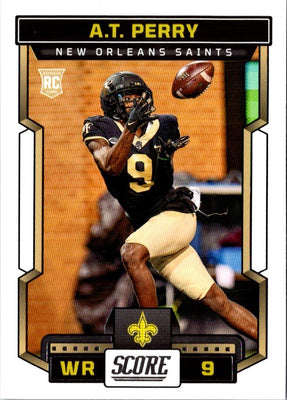 2023 Score A.T. Perry #360 Rookie