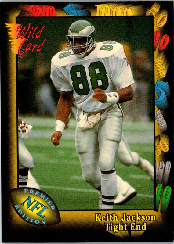 1991 Wild Card Keith Jackson #77