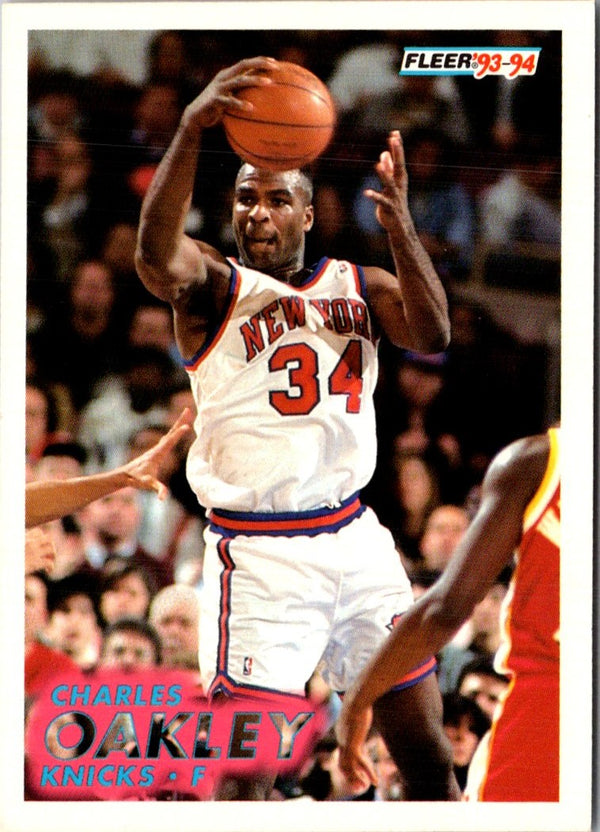 1993 Fleer Charles Oakley #143