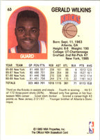 1989 Hoops Gerald Wilkins #63