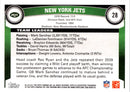 2011 Topps New York Jets (Mark Sanchez/Santonio Holmes/Braylon Edwards)