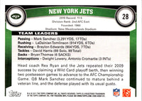 2011 Topps New York Jets (Mark Sanchez/Santonio Holmes/Braylon Edwards) #28