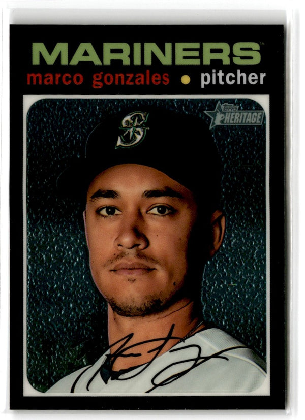 2020 Topps Heritage Spring Mega Box Chrome Exclusives Marco Gonzales #THC-94 /999