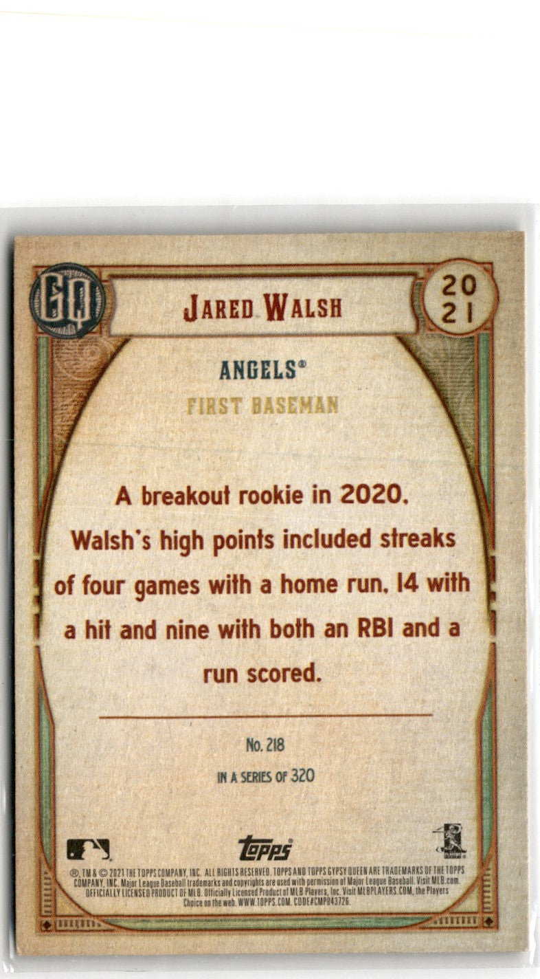 2021 Topps Archives Jared Walsh