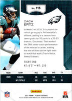 2021 Panini Playoff Zach Ertz #115