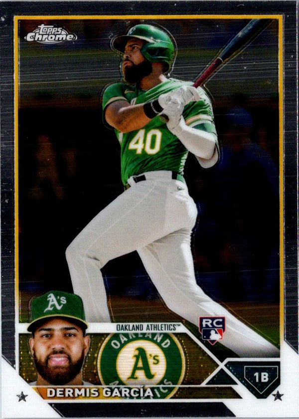 2023 Topps Chrome Dermis GarcÃ­a #183 Rookie